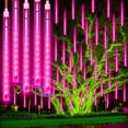 thumbnail image 2 of LED Meteor Shower Rain Lights Waterproof Falling Raindrop Fairy String Light for Street Garland Christmas Holiday Decor Navidad, 2 of 5