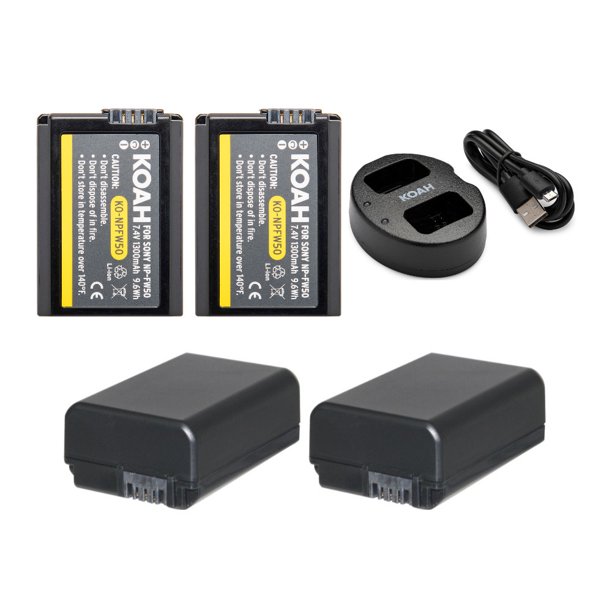 Wasabi Power Sony Np Fw50 Compatible Batteries And Charger Bundle Walmart Com Walmart Com