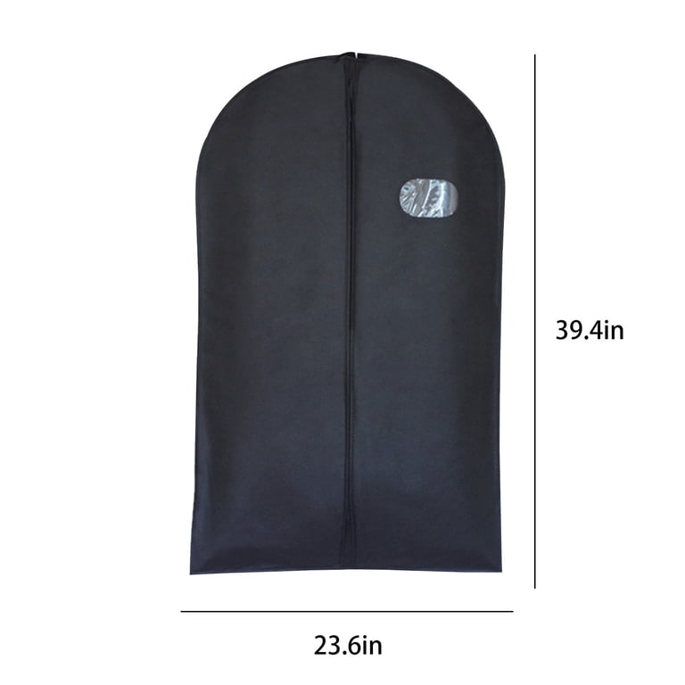 dress shirt garment bag allowith Garment Bag Suit Bag with Zipper for Storage and Travel, Washable Suit Cover for T-Shirt, Jacket, Suits, Coats, Oxford Fabrics