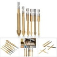 thumbnail image 1 of Glass Drill, 6PC Electrical Tools Triangular  For Bench Drills For Ordinary Electric Hand Drills For Impact Drills, 1 of 8
