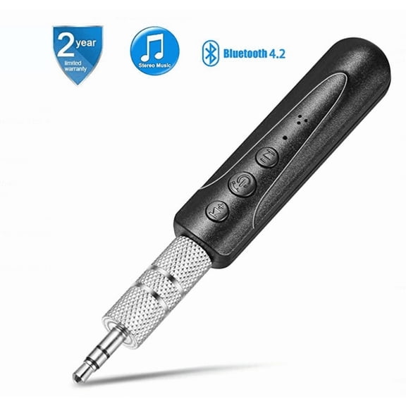 Wireless Bluetooth Receiver Audio Receiver and Transmitter 3.5mm Aux Bluetooth Adapter for TV Car Headphones