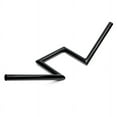 thumbnail image 3 of Krator Z Bars Replacement Handlebars Custom Bobber Compatible with Harley Triumph Black 1" Inch Zee Zed, 3 of 5