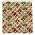 thumbnail image 3 of Ambesonne Tea Party Shower Curtain, Tasty Breakfast, 69"Wx75"L, Multicolor, 3 of 3