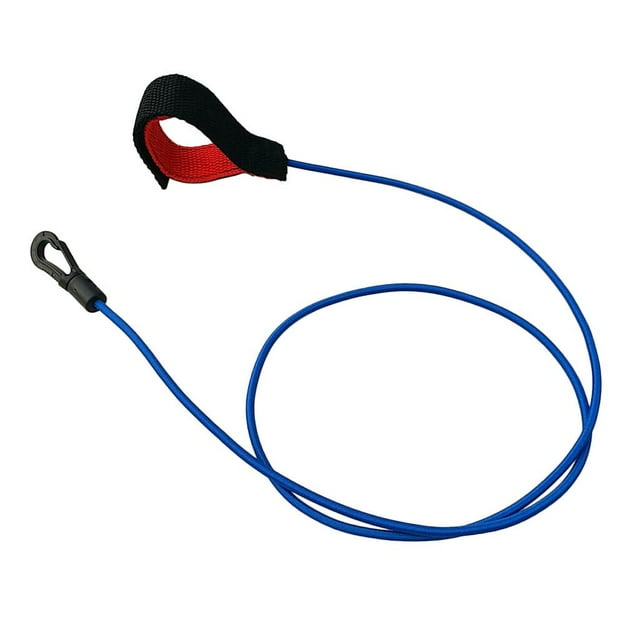 Cuerda elástica de 40 "para Kayak, canoa, remo, cuerda elástica, soporte para caña de pescar, cordón Azul Sharpla Correa de paleta de kayak