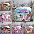 thumbnail image 2 of Super Kitties Duvet Cover Bedding Set Include 1 Super Kitties Comforter Cover with 2 Pillow Cases Bedroom Bed Decoration Super Soft Cozy Cute Quilt Cover Polyester, Comforter Not Included, 2 of 2