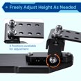 thumbnail image 4 of Reposapiés del lado izquierdo del pedal muerto, panel de patada antideslizante de aleación de aluminio con altura ajustable, compatible con Wrangler JL JLU 4XE y Gladiator JT 2018-2022, 4 of 7