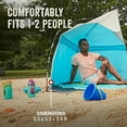 thumbnail image 7 of Coleman Skyshade™ Small Compact Beach Shade, Caribbean Sea, 7 of 7