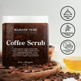 Majestic Pure Arabica Coffee Scrub All Natural Body Scrub for Skin