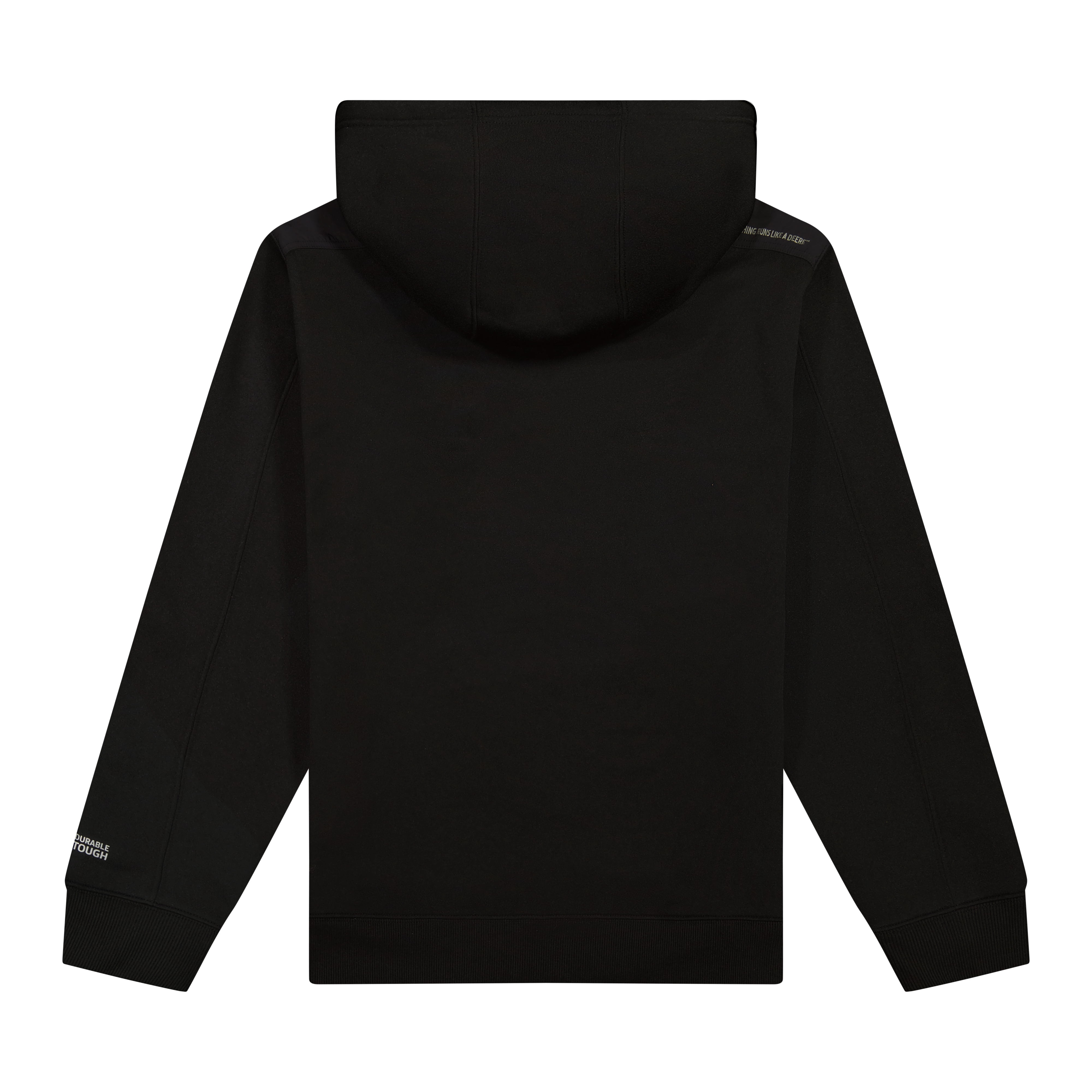 John Deere Men’s Reinforced Pull Over Fleece Hoodie With Nylon Trim, Sizes S-3XL