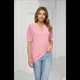 thumbnail image 3 of Camisas de Corta Abullonadas de Verano Rosa M, 3 of 8