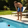 thumbnail image 4 of Water Sport Bouncing Ball, Inflatable PVC Pool Beach High Bounce Water T'oy for K'ids Adults Outdoor Swimming Pool Family Game Red, 4 of 6