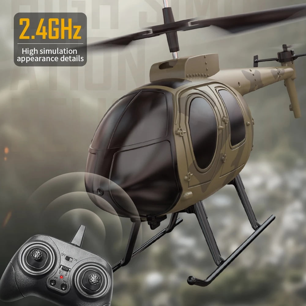 Z16 RC Helicopter with 3.5 Channel, Altitude Hold, One Key Take-off/Landing, Remote Control Helicopter Drone Toys with 2 Batteries for Adults and Kids
