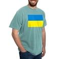 thumbnail image 4 of CafePress - Ukraine Flag Men's Comfort Colors® T Shirt - Mens Comfort Colors Shirt, 4 of 5