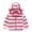 Red, variant on ATOGUTA Toddler Coats for Boys Zipper Striped Thick Hooded Coat Fleece Lined Warm Outwear Red, Size 2T-7