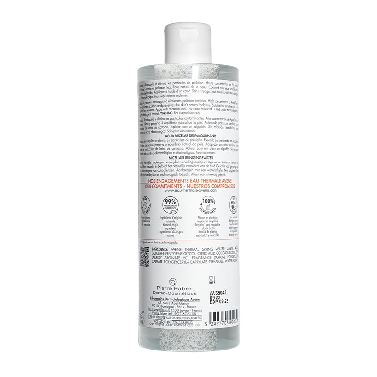 Avène Makeup Removing Micellar Water, 13.5 fl oz photo 6
