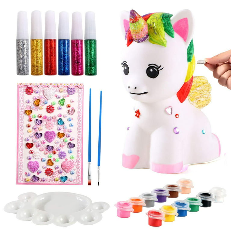 ACEHOOD Unicorn Gift for Girls Paint Your Own Unicorn DIY Craft Paint Art  Supplies Unicorn Piggy Bank Coin Bank Unicorn Painting Kit Birthday Gift  for Kids, Painting -  Canada