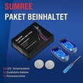 thumbnail image 2 of 2pcs Led Flashing Light, Safety Light For School Bag Bike Light, Running Light For Joggers Night Work Blue, 2 of 5