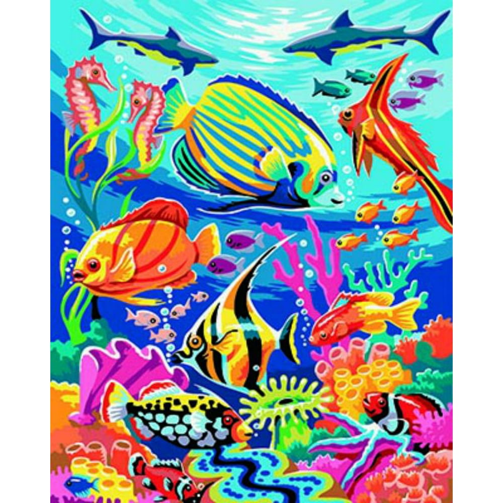 Appash Paint by Numbers DIY Acrylic Painting for Adults 16x20 inch