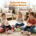 thumbnail image 5 of MASTERCOOK 6‑Pack 15 oz Reusable Plastic Bowls – Multicolor, BPA‑Free, Stackable Pastel, 5 of 7