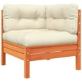 thumbnail image 3 of vidaXL Garden Sofa Set Wax brown, Cream Solid pine wood Large Modular, 3 of 10