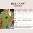 thumbnail image 6 of XCHQRTI Sunflower Shirts for Womens Plus Size Short Sleeves T-Shirt Graphic Oversized Flower Tops, 6 of 7