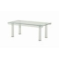 thumbnail image 2 of ACME Gordie Coffee Table  in White & Clear Glass, 2 of 2