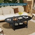thumbnail image 5 of Extendable Modern Coffee Table with Storage - Black Finish, 5 of 8