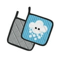 thumbnail image 2 of Weather Snowing Face Pair of Pot Holders, 2 of 3
