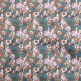 thumbnail image 1 of oneOone Velvet Dusty Green Fabric Floral Fabric For Sewing Printed Craft Fabric By The Yard 58 Inch Wide, 1 of 4