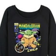 thumbnail image 3 of Star Wars - The Mandalorian Grogu Comic Cover  - Wo Men's French Terry Long Sleeve Pullover, 3 of 5