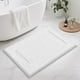 thumbnail image 4 of Alfombra de baño SHACOS, 40 x 60 cm, blanca, suave y antideslizante, 4 of 8