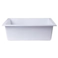 thumbnail image 2 of Pemberly Row White 24" Undermount Single Bowl Granite Composite Kitchen Sink, 2 of 9