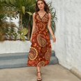 thumbnail image 5 of Paisley Print Vestido Sin Mangas Para Mujer, Traje De, Ropa De Cumpleaños, Verano, 5 of 5