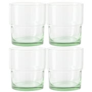 Better Homes & Gardens Recycled Green Glassware, Glass, 4 Pack, 10 oz