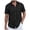 Black, variant on Zshosam Mens Shirt Men's Button Down Shirts Short Sleeve Linen Textured Shirts Casual Summer Beach Shirts Size S,(Sky Blue S)
