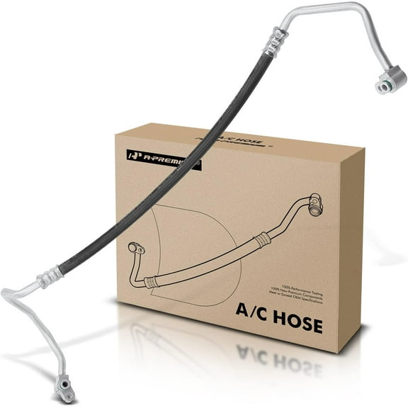 A-Premium A/C Discharge Line Hose Assembly Compatible with Toyota Corolla 2009-2013, Matrix 2009-2014, 1.8L 2.4L, Compressor to Condenser