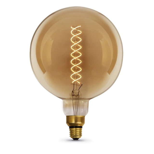 Bombilla LED LED G63 AMBR de Feit Electric, 6,5 W, 2000 K, regulable