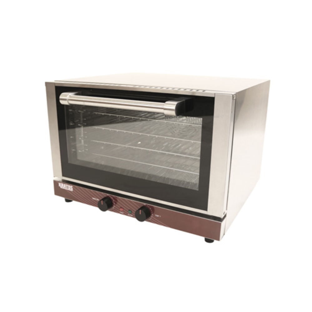 Kratos 29M002 Commercial HalfSize Countertop Convection Oven, Holds 4 HalfSize Sheet Pans, 1.