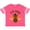 Football Pink and White, variant on Little Turkey Thanksgiving Boys or Girls Toddler T-Shirt