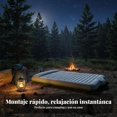 thumbnail image 3 of Abbraccia Colchón inflable plegable, cama automática, aislante de humedad, bomba integrada, camping y viaje, 3 of 6