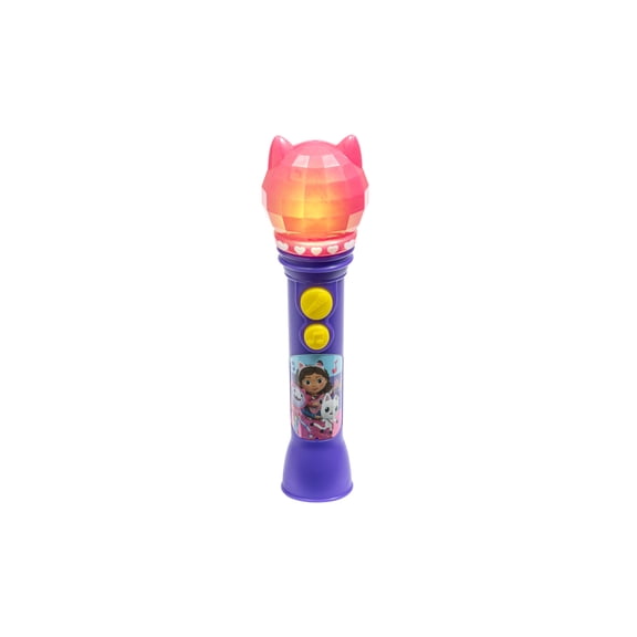 eKids DreamWorks Gabby's Dollhouse Toy Microphone for Kids, Musical Toy for Girls with Built-in Song