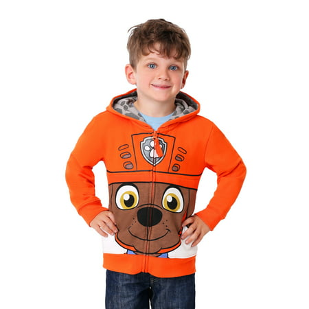 Nickelodeon Toddler Boys' Paw Patrol Character Big Face Zip-up Hoodies