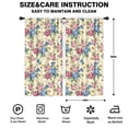 thumbnail image 2 of Blackout Kids Curtains,Pioneer Flower Floral Print Pattern Childrens Insulated Curtains Set Of 2,Bedroom Essentials,Toddler Room Decor 42"x84", 2 of 5