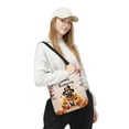 thumbnail image 2 of Happy Thanksgiving Pug Welcome Thankful Fall Autumn Pumpkin All Over Print 3D Canvas Tote Bag Dog Lover Gifts Reusable Handbag - 02021, 2 of 5