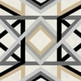 thumbnail image 2 of Prime, Marcus 12x12 White Modern Wood Framed Museum Art Print Titled - Desert Textile 1, 2 of 4