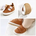 thumbnail image 3 of WILLFUN Unisex Baby Boys Girls High-Top Ankle Sneakers Toddler Soft Rubber Sole Infant Crib Shoes(Brown, 0-6 Months Infant), 3 of 5
