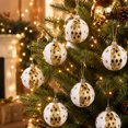 thumbnail image 6 of Christmas Ornaments Ball 12PC/6cm Electroplated Painted Christmas Ball Set, 6 of 7