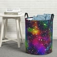 thumbnail image 5 of Goofa Bright Universe Printed Circular Hamper,Laundry Basket with Handles,Storage Baskets Foldable,Large Capacity Laundry Hamper-, 5 of 8