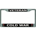 thumbnail image 1 of Cold War Veteran Chrome License Plate Frame, 1 of 1
