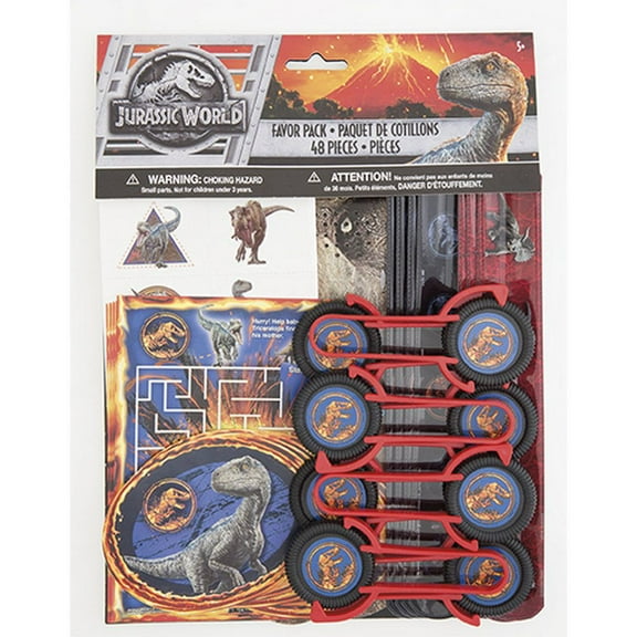 Jurassic World: Fallen Kingdom Favor Pack (48 Count)